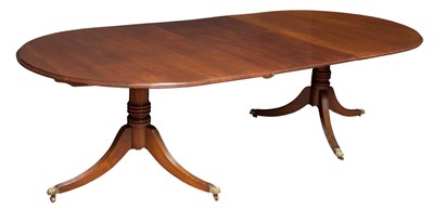 Lot 329 - George III Style Mahogany Double-Pedestal...