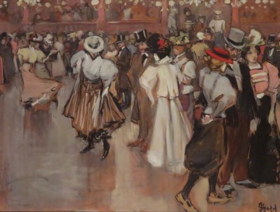 Lot 29 - Jules Chadel French, 1870-1942 Moulin Rouge...