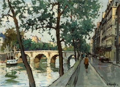 Lot 2106 - Constantin Kluge French, 1912-2003 Le Pont...