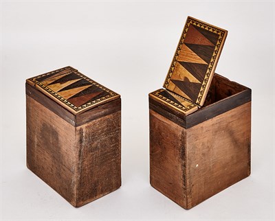 Lot 312 - Regency Rosewood and Tunbridge Ware Marquetry...