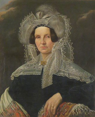 Lot 18 - Continental School 19th Century Portrait of a...
