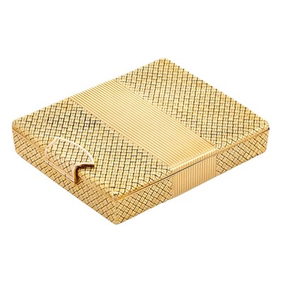 Lot 216 - Gold Cigarette Case, Van Cleef & Arpels