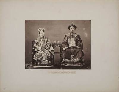Lot 5 - [CHINA AND JAPAN] Group of thirty-five albumen...