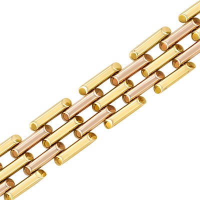 Lot 232 - Two-Color Gold Bracelet