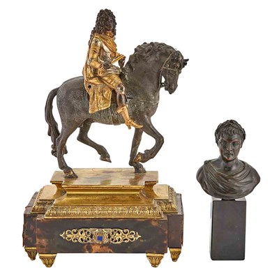 Lot 116 - Continental Patinated-, Silvered-and...