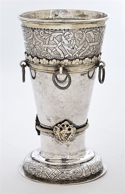 Lot 234 - Continental Silver and Parcel Gilt Beaker...
