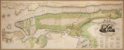 Lot 50 - BURR, DAVID Map of the City and County of New...