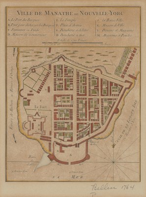 Lot 44 - BELLIN, JACQUES NICOLAS Ville de Manathe ou...