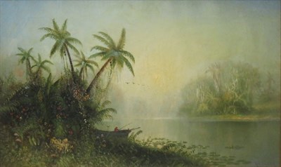 Lot 4 - American School 19th/20th Century Fishing in...