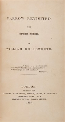 Lot 204 - WORDSWORTH, WILLIAM Yarrow Revisited and other...