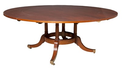 Lot 268 - Regency Style Mahogany Extension Dining Table...