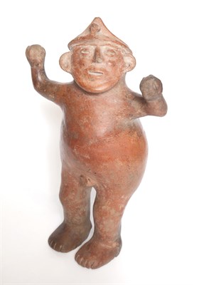 Lot 249 - West Mexican Clay Standing Figure Height 20...