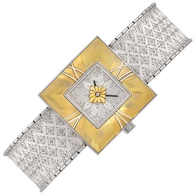 Lot 648 - Two-Color Gold 'Agalmachron Limited Edition 023/100' Wristwatch, Gianmaria Buccellati