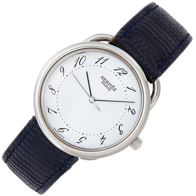 Lot 152 - Stainless Steel 'Arceau' Wristwatch, Hermès, Paris