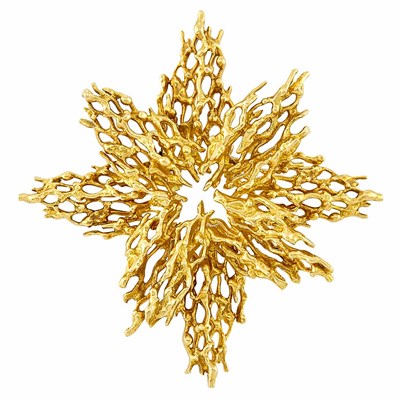 Lot 618 - Gold Brooch, Tiffany & Co.