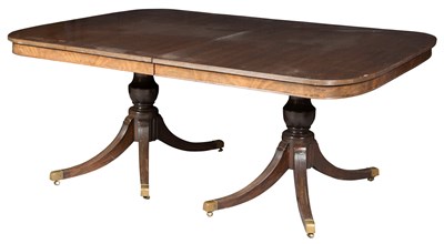 Lot 280 - George III Style Mahogany Double-Pedestal...