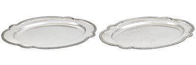 Lot 188 - Pair of Gorham Sterling Silver Platters 1895...