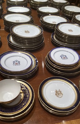 Lot 350 - Pirkenhammer Gilt and Cobalt Decorated...