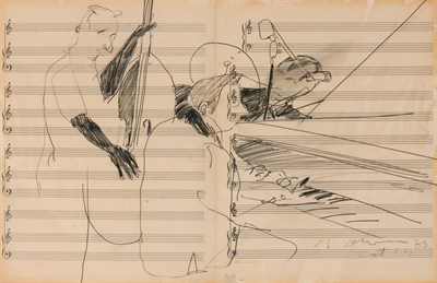 Lot 95 - Nathan Oliveira American, 1928-2010 Andre...
