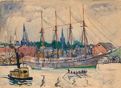 Lot 57 - Richard Hayley Lever American, 1876-1958...