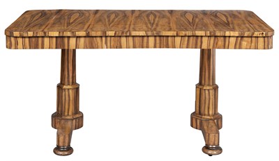 Lot 548 - William IV Calamander Writing Table Second...