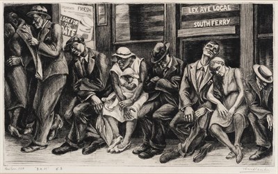 Lot 84 - Isaac Friedlander (1890-1968) 3 A.M. Etching...