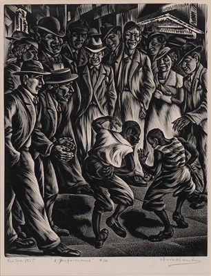 Lot 85 - Isaac Friedlander A PERFORMANCE; FRAGMENT Wood...