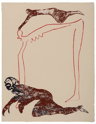 Lot 111 - Nancy Spero American, 1926-2009 Untitled, 1983...