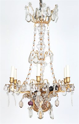 Lot 446 - Louis XV Style Gilt-Metal and Clear and...
