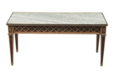 Lot 231 - Louis XVI Style Gilt-Metal Mounted Marble Top...