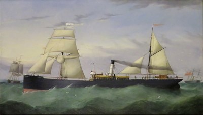 Lot 16 - British School 19th Century The Steamship...