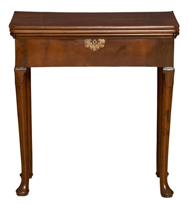 Lot 156 - George I Mahogany Triple-Top Games Table...