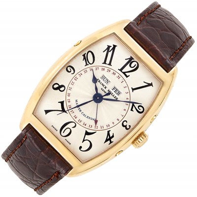 Lot 194 - Gentleman's Gold 'Master Calendar' Wristwatch, Franck Muller, Ref. 2852