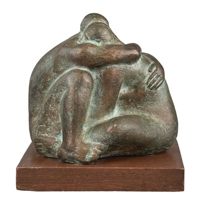 Lot 9 - Felipe Castaneda Mexican, b. 1933 Los Amantes,...