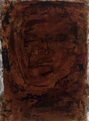 Lot 124 - Leon Golub American, 1922-2004 Head IV, 1959...
