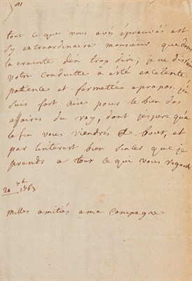 Lot 82 - POMPADOUR, JEANNE ANTOINETTE, Marquise de...
