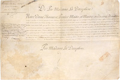 Lot 75 - ANTOINETTE, MARIE, Queen of Louis XVI of...