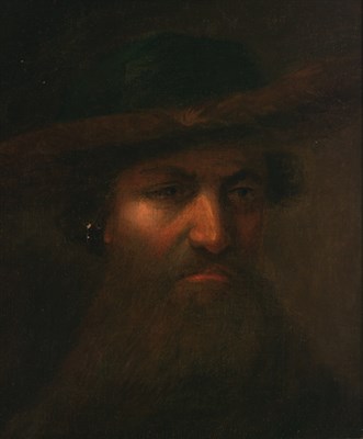 Lot 26 - Manner of Salomon Koninck Head of a Man Oil on...