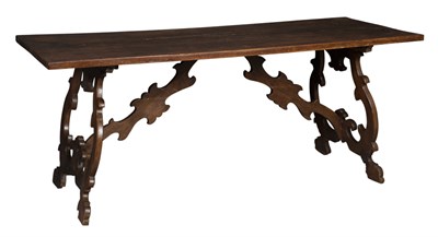 Lot 117 - Italian Renaissance Walnut Center Table The...