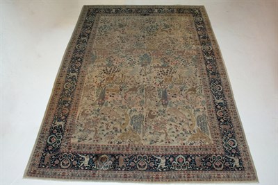 Lot 383 - Tabriz Carpet Northwest Persia, dated 1919 The...