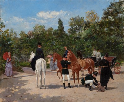 Lot 8 - Francisco Miralles y Galup Spanish, 1848-1901...