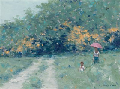 Lot 31 - Andre Gisson American, 1921-2003 Walk in the...