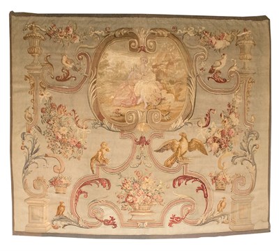 Lot 495 - Aubusson Tapestry France, 19th century...