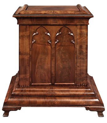 Lot 272 - American Gothic Revival Mahogany Pedestal...