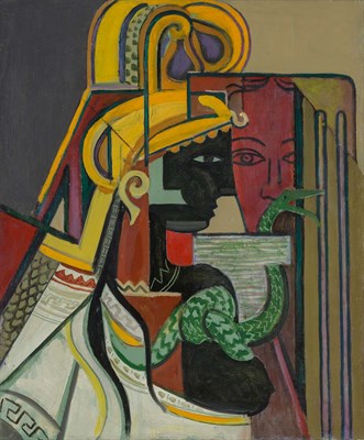 Lot 49 - Georges Folmer French, 1895-1977 Profil et...
