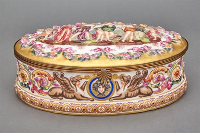 Lot 193 - Capodimonte Classical Style Gilt-Metal Mounted,...