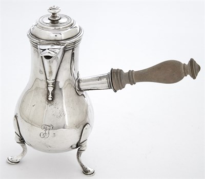 Lot 237 - Continental Silver Coffee Pot Late 18th...