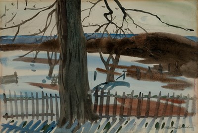 Lot 154 - William Zorach American, 1887-1966 Winter...