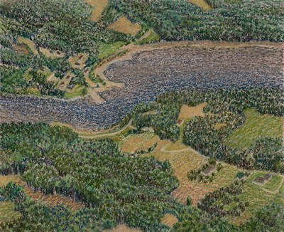 Lot 55 - Yvonne Jacquette American, b. 1934 City Point,...