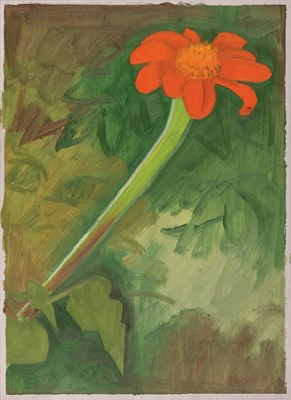 Lot 24 - Lois Dodd American, b. 1927 Tithonia, 1990...